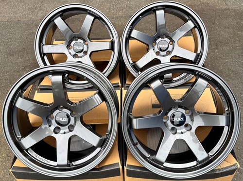 Grey drift alloy wheels - 18",