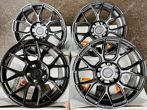 Black mr147 alloy wheels - black,