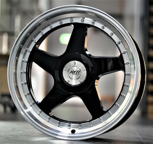 Black alloy wheels - black, fits
